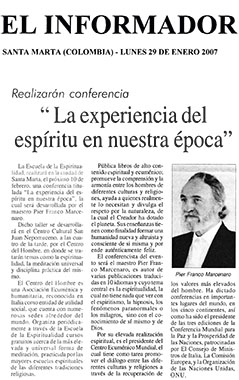 El Informador, 29 January 2007 